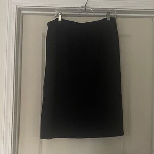 St. John Basics Black Knit Women's Skirt size 16